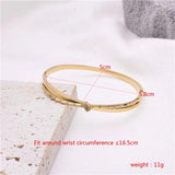 Stainless Steel Crystal Bracelets with Natural Shell Charm Cross Design