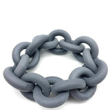 Grey Rope Charm Bracelet Hand Accessories Elasticity Chai