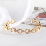 Crystal Zircon Bracelet Jewelry Accessories Cuban Bracelets Gift