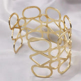 Fkewyy Jewelry Women Party Charm Cuff Bracelets Punk Geometry Accessories