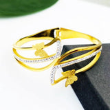 Clover Stainless Steel Sweet Butterfly Bracelet for Women Friends