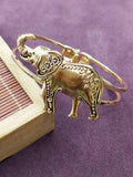 Greek Sorority Elephant Charm Women Bracelet Bangle
