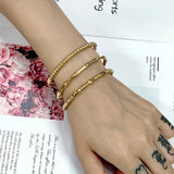 Water-Drop Stainless Steel Bracelet For Women Love Bangle