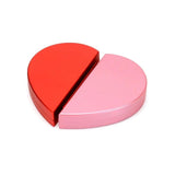 Heart Shaped 3D Rose Rotating Ring Box Proposal Ring Box Pink Red