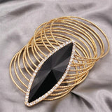 Bohemia Gem Cuff Bracelet Vintage Jewellery