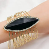 Bohemia Gem Cuff Bracelet Vintage Jewellery