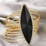 Bohemia Gem Cuff Bracelet Vintage Jewellery