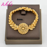 Bear Stainless Steel Bangle Chain Bracelet Arabic Wedding Bridal Gift