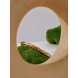 Star CZ Stainless Steel Cuff Bracelet 18K PVD Plated Bangle Gift