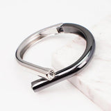 Alloy Geometric Bangles Rhinestone Cuff Bracelets