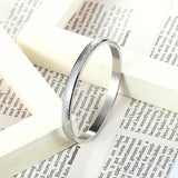 Bump Point Curved Bracelet & Bangle For Couples Stainless Steel Plating