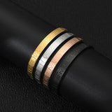 Retro Vintage Stainless Steel Bracelet Roman Numeral Couple Bangle