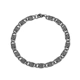 Men's Retro Vintage Woven Bracelet Stainless Steel Bangle