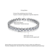 CZ Tennis Bracelets for Women Girl Wedding Decoration
