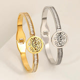 Tree of Life Charm Bracelet Stainless Steel Waterproof Jewelry