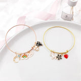 10/20pcs 70mm Expandable Bangle Wire Bracelets DIY Jewelry Making Supplies