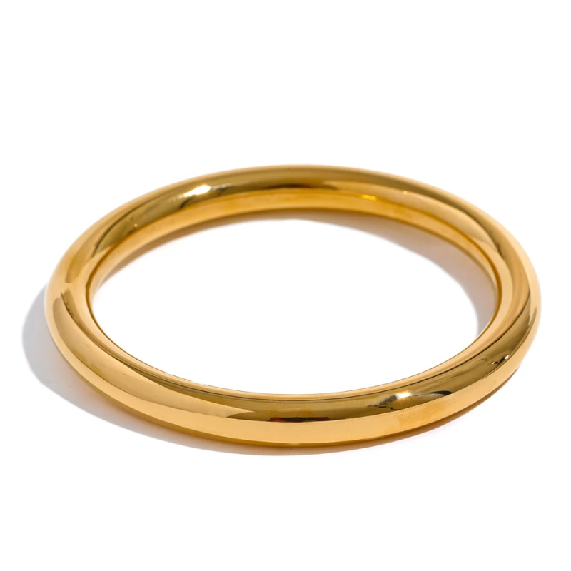 65mm Waterproof Stainless Steel Big Bangle Statement Jewelry