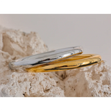 65mm Waterproof Stainless Steel Big Bangle Statement Jewelry