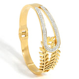 Butterfly Coin Stainless Steel Bangles Bracelets for Women