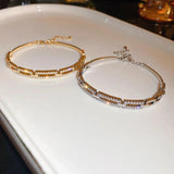 Square Hollow Bracelet for Women, Elegant Jewelry