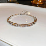Square Hollow Bracelet for Women, Elegant Jewelry