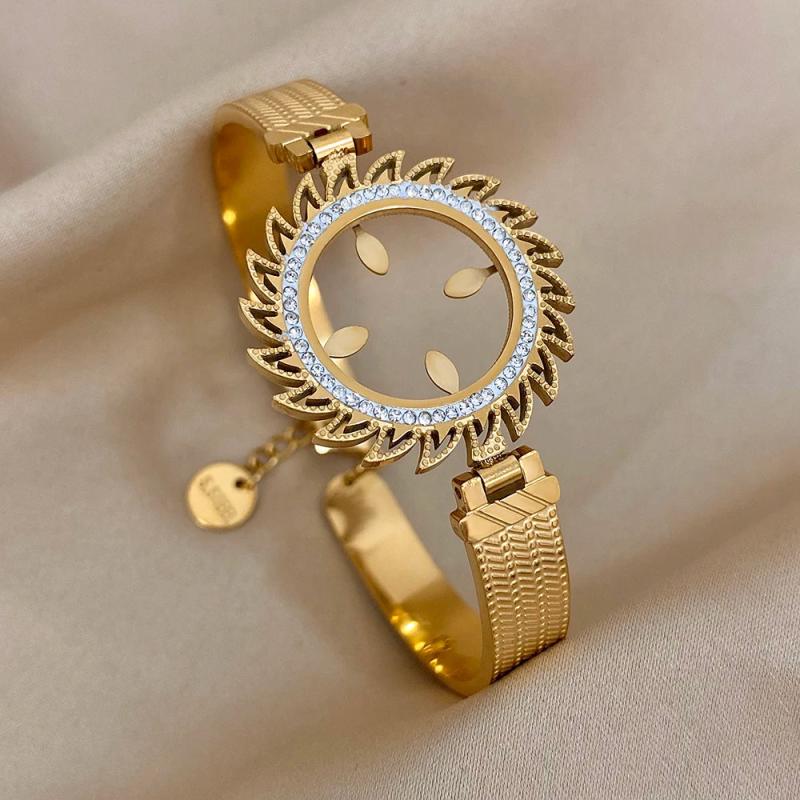 Stainless Steel Round Watch Band Bracelet
