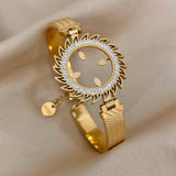 Stainless Steel Round Watch Band Bracelet