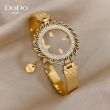 Stainless Steel Round Watch Band Bracelet