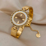 Stainless Steel Round Watch Band Bracelet