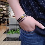Stainless Steel Guitar Mesh Bracelet Strap for Men