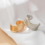 Boho Metal Wide Cuff Open Arm Bangles Punk Bracelets