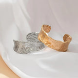 Metal Open Cuff Bracelet for Women African Bangles Nail Hand Jewelry