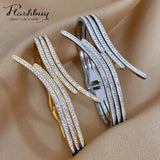Geometric Full Rhinestone Bangles Bracelets for Women