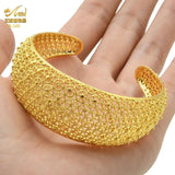 African Bangles Women Arabic Charm Bracelet Cuff Bangles Nigerian Wedding