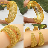 African Bangles Women Arabic Charm Bracelet Cuff Bangles Nigerian Wedding