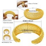 African Bangles Women Arabic Charm Bracelet Cuff Bangles Nigerian Wedding