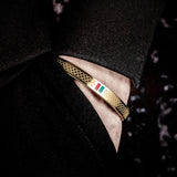 Hot Green Red Charm Bangles for Women Men Couple Stainless Steel Jewelry Gift