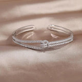 Zirconium Geometry Bracelet Women's Wedding Party Jewelry