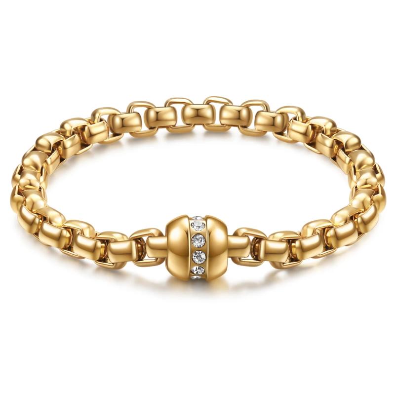 Vintage Zircon Magnetic Bracelet Stylish Couple's Gift