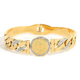 Zircon Stackable Stainless Steel Bangle Bracelet for Women