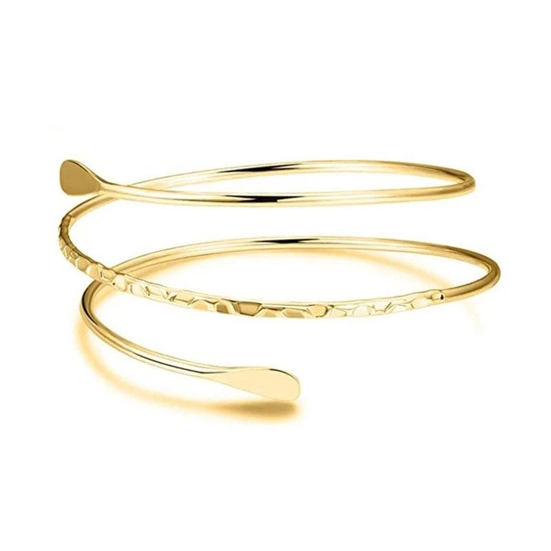 Punk Alloy Arm Cuff Bracelet Women Armband