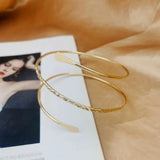 Punk Alloy Arm Cuff Bracelet Women Armband
