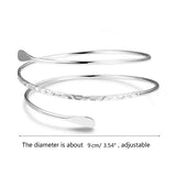 Punk Alloy Arm Cuff Bracelet Women Armband