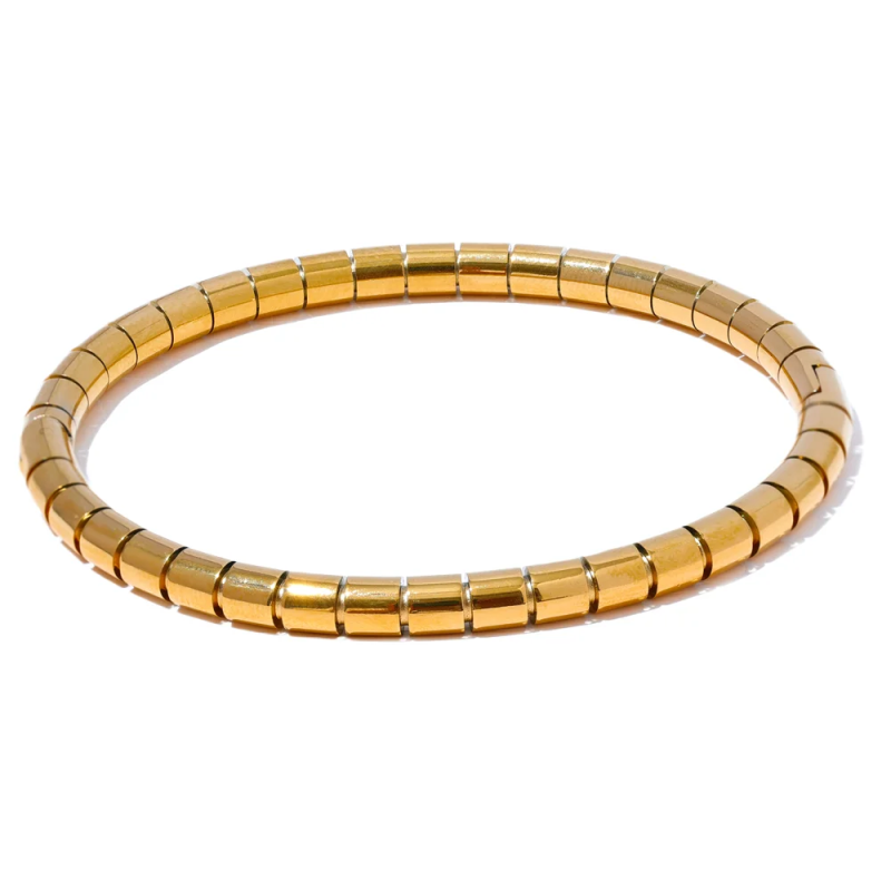 316l Stainless Steel Bracelet Bangle Silver Metal Rust Proof Wrist Jewelry