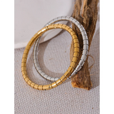 316l Stainless Steel Bracelet Bangle Silver Metal Rust Proof Wrist Jewelry
