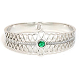 Zircon Charm Bracelet Stainless Steel Bangles