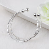 Vintage Bangle Bracelet Men Women Open Cuff Jewelry