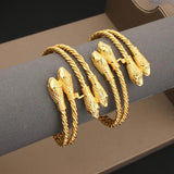Ethiopia Dubai Cuff Bracelets Women Wedding