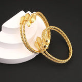 Ethiopia Dubai Cuff Bracelets Women Wedding