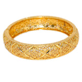 24K Plated African Bangle Charms Bracelet for Women, Dubai Jewelry Mama Bling